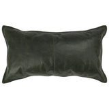 SLD Leather Acre Forest Green Multiple Sizes Throw Pillow (Set of 2) - Ornate Home