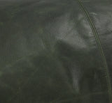 SLD Leather Acre Forest Green Multiple Sizes Throw Pillow (Set of 2) - Ornate Home