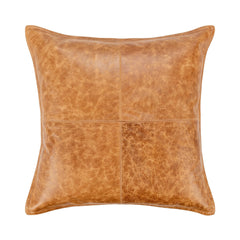 SLD Leather Dumont Chestnut Multiple Sizes Throw Pillow (Set of 2) - Ornate Home