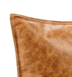 SLD Leather Dumont Chestnut Multiple Sizes Throw Pillow (Set of 2) - Ornate Home