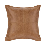 SLD Leather Dumont Chestnut Multiple Sizes Throw Pillow (Set of 2) - Ornate Home