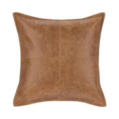 SLD Leather Dumont Chestnut Multiple Sizes Throw Pillow (Set of 2) - Ornate Home