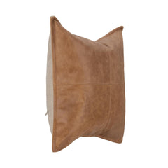 SLD Leather Dumont Chestnut Multiple Sizes Throw Pillow (Set of 2) - Ornate Home