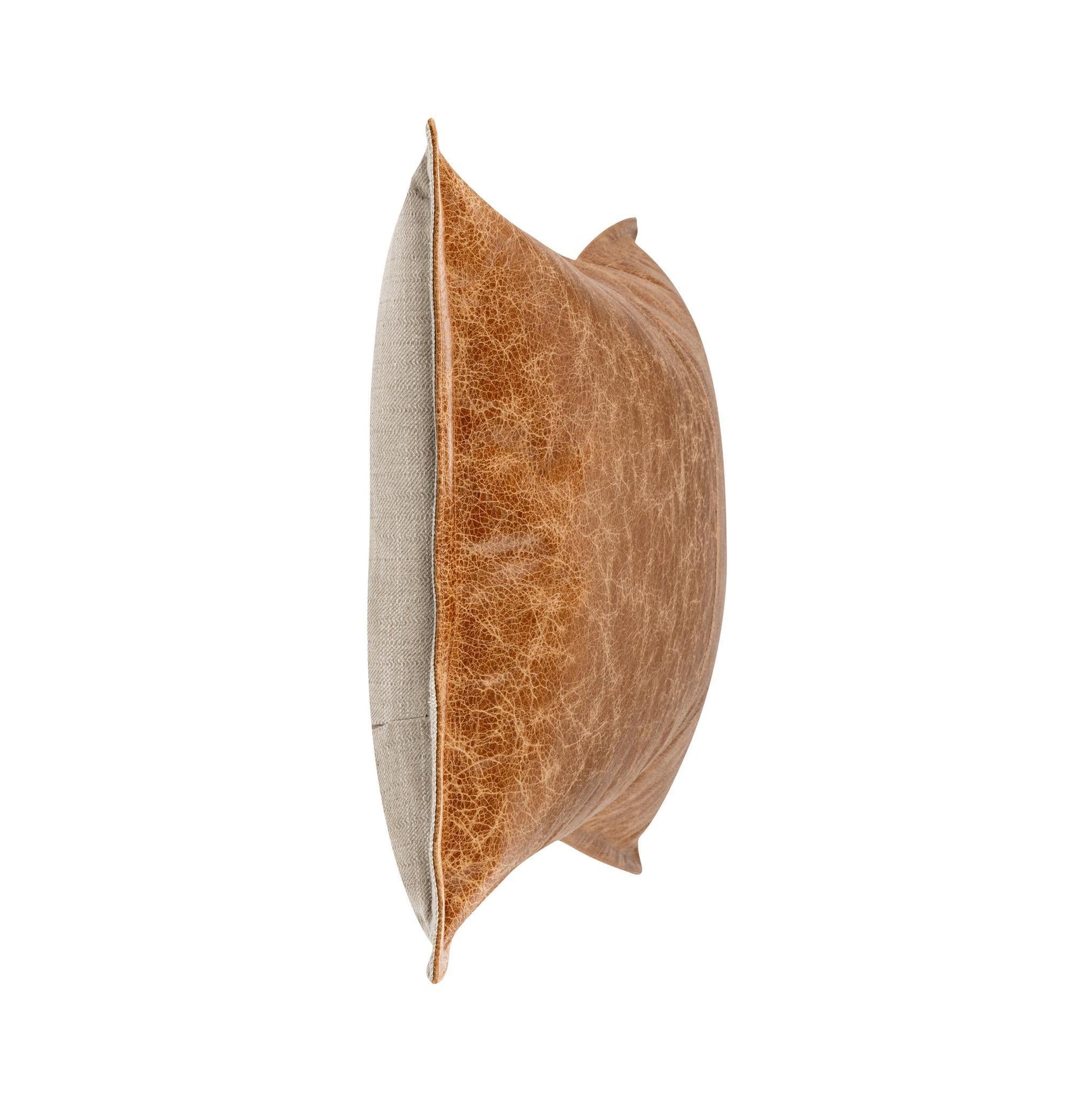 SLD Leather Dumont Chestnut Multiple Sizes Throw Pillow (Set of 2) - Ornate Home