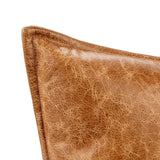 SLD Leather Dumont Chestnut Multiple Sizes Throw Pillow (Set of 2) - Ornate Home