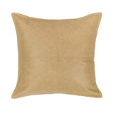 SLD Leather Golden Wheat Multiple Sizes Throw Pillow (Set of 2) - Ornate Home