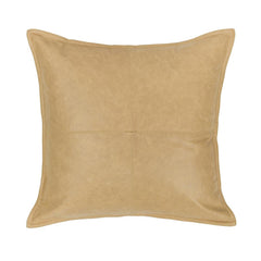 SLD Leather Golden Wheat Multiple Sizes Throw Pillow (Set of 2) - Ornate Home
