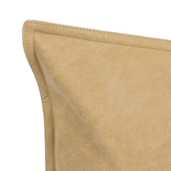 SLD Leather Golden Wheat Multiple Sizes Throw Pillow (Set of 2) - Ornate Home