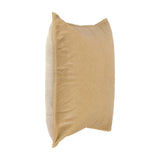 SLD Leather Golden Wheat Multiple Sizes Throw Pillow (Set of 2) - Ornate Home