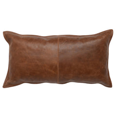 SLD Leather Kona Brown Multiple Sizes Throw Pillow (Set of 2) - Ornate Home
