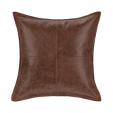 SLD Leather Kona Brown Multiple Sizes Throw Pillow (Set of 2) - Ornate Home