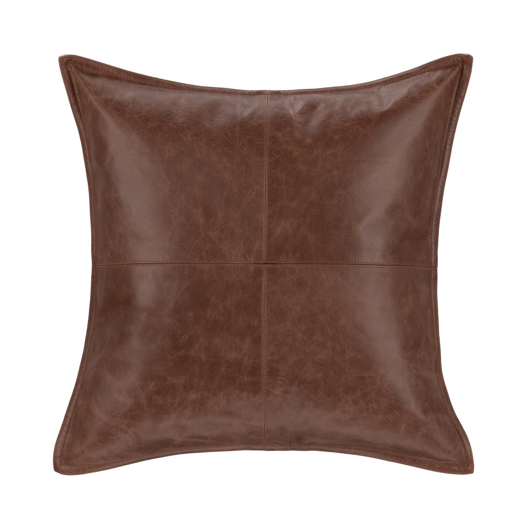 SLD Leather Kona Brown Multiple Sizes Throw Pillow (Set of 2) - Ornate Home