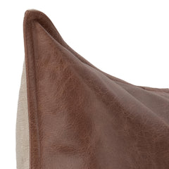 SLD Leather Kona Brown Multiple Sizes Throw Pillow (Set of 2) - Ornate Home