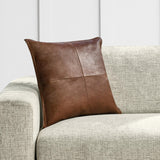 SLD Leather Kona Brown Multiple Sizes Throw Pillow (Set of 2) - Ornate Home