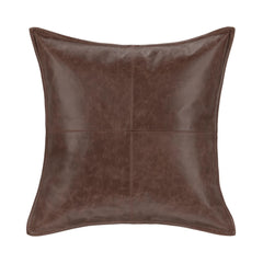 SLD Leather Parsons Cocoa Multiple Sizes Throw Pillow (Set of 2) - Ornate Home