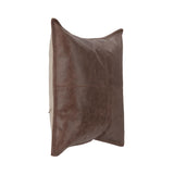 SLD Leather Parsons Cocoa Multiple Sizes Throw Pillow (Set of 2) - Ornate Home