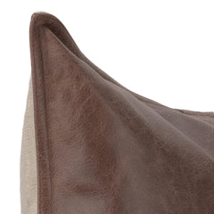 SLD Leather Parsons Cocoa Multiple Sizes Throw Pillow (Set of 2) - Ornate Home
