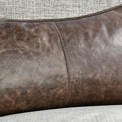 SLD Leather Parsons Cocoa Multiple Sizes Throw Pillow (Set of 2) - Ornate Home