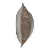 SLD Leather Sandstorm Taupe Multiple Sizes Throw Pillow (Set of 2) - Ornate Home