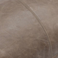 SLD Leather Sandstorm Taupe Multiple Sizes Throw Pillow (Set of 2) - Ornate Home
