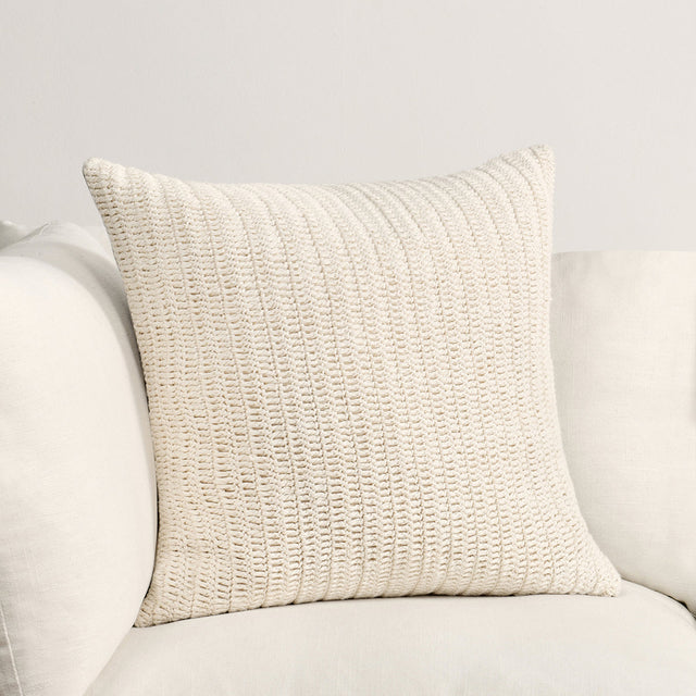 SLD Macie Ivory 22x22 Throw Pillow (Set of 2) - Ornate Home