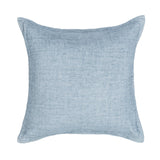 SLD Solstice Chambray Blue 22x22 Throw Pillow (Set of 2) - Ornate Home