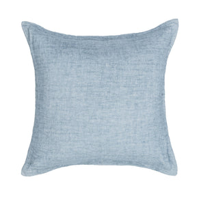 SLD Solstice Chambray Blue 22x22 Throw Pillow (Set of 2) - Ornate Home