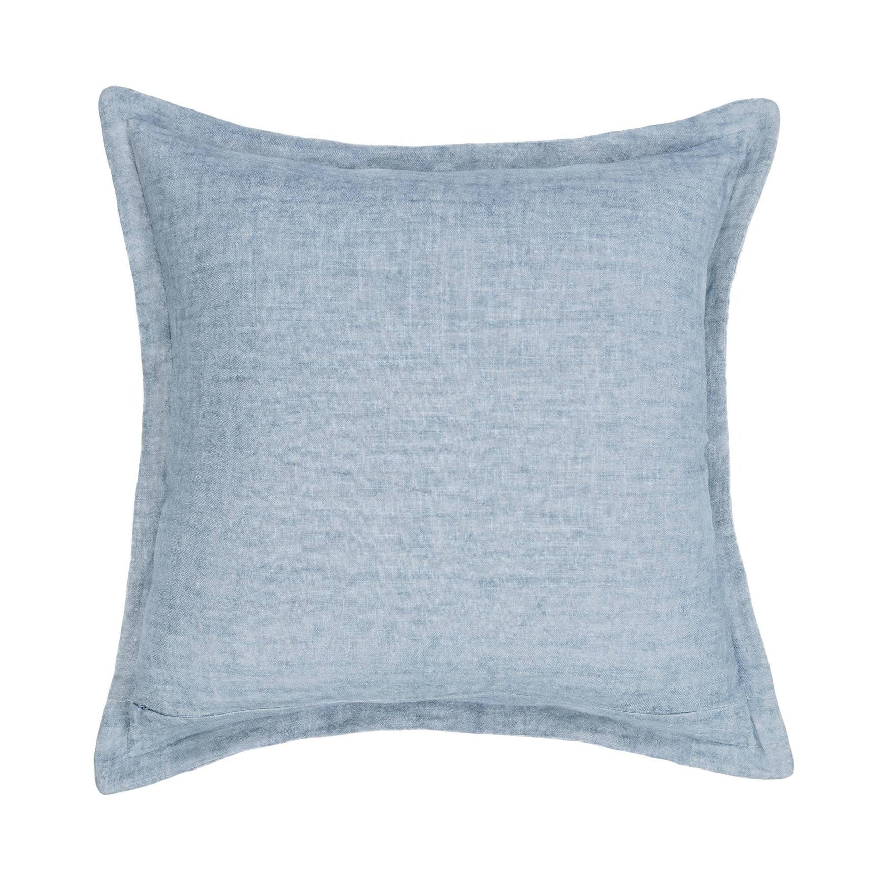 SLD Solstice Chambray Blue 22x22 Throw Pillow (Set of 2) - Ornate Home