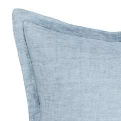 SLD Solstice Chambray Blue 22x22 Throw Pillow (Set of 2) - Ornate Home