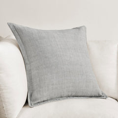 SLD Solstice Gray 22x22 Throw Pillow (Set of 2) - Ornate Home