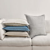 SLD Solstice Gray 22x22 Throw Pillow (Set of 2) - Ornate Home