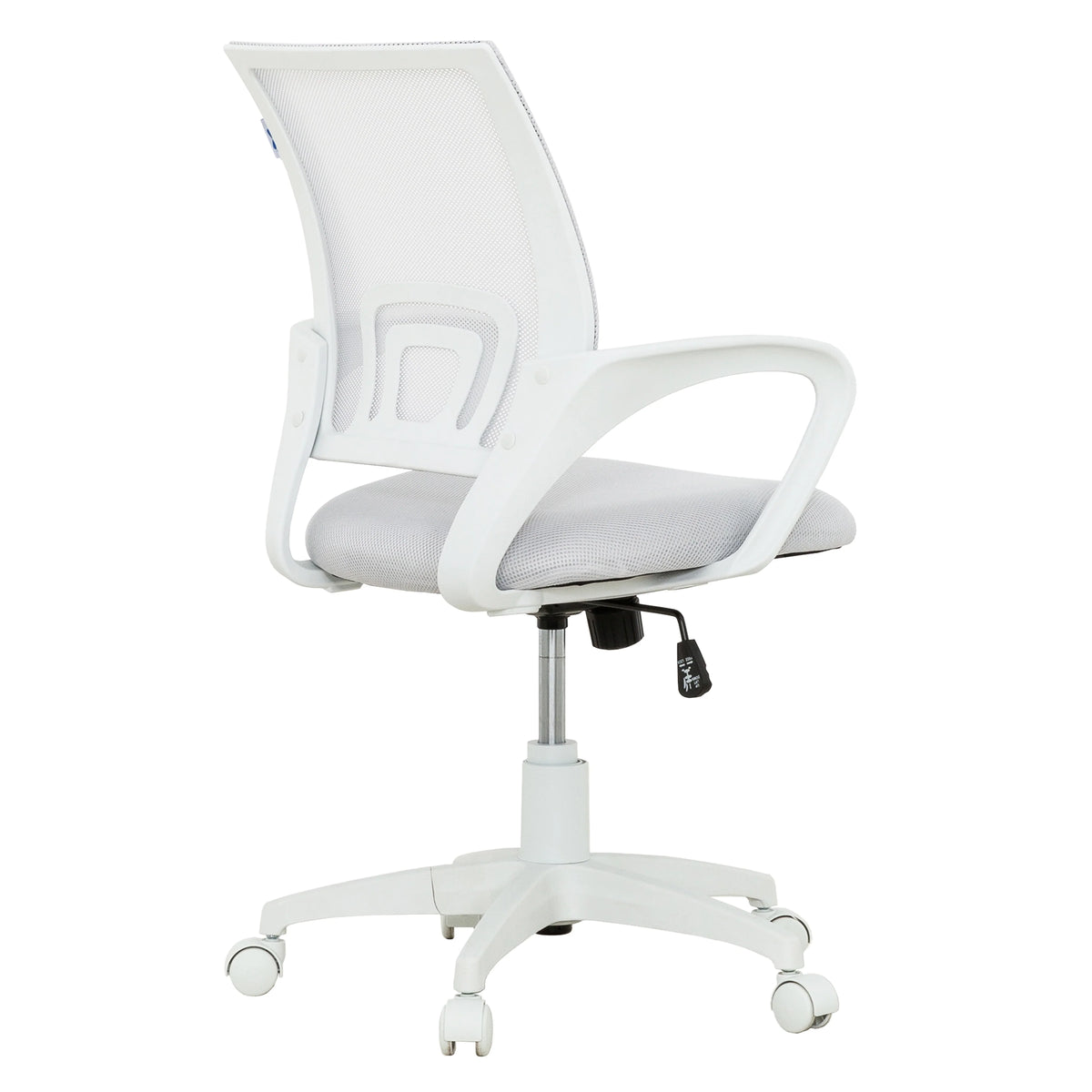 Sealy Jupiter White/Grey Mesh Office Desk Chair