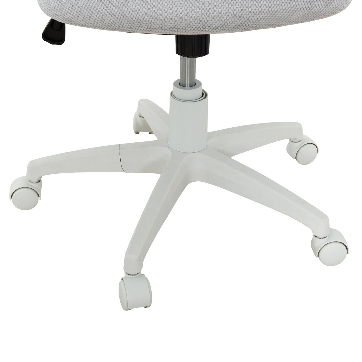 Sealy Jupiter White/Grey Mesh Office Desk Chair