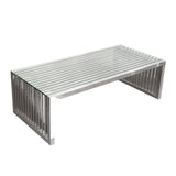 SOHO Stainless Steel Coffee Table - Ornate Home