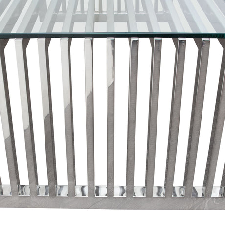 SOHO Stainless Steel Coffee Table - Ornate Home