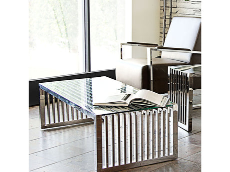 SOHO Stainless Steel Coffee Table - Ornate Home