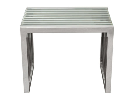 SOHO Stainless Steel End Table - Ornate Home