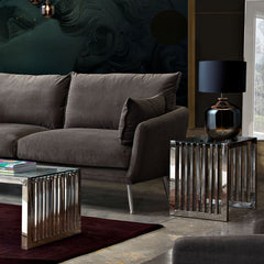 SOHO Stainless Steel End Table - Ornate Home