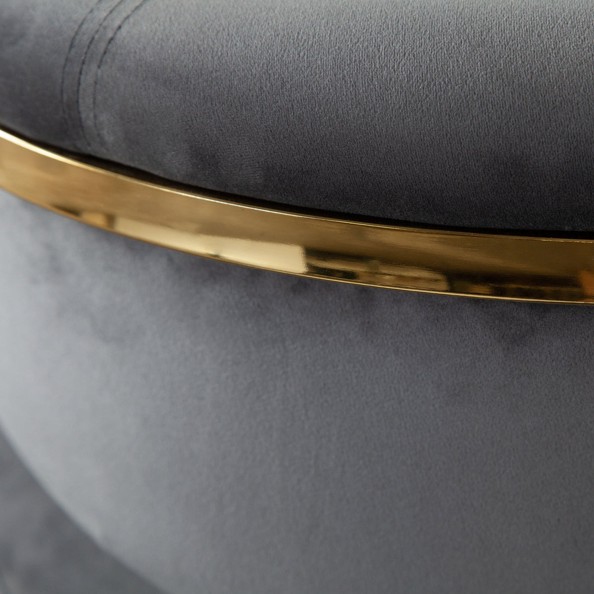Solstice Grey/Gold Velvet Counter Chair - Ornate Home