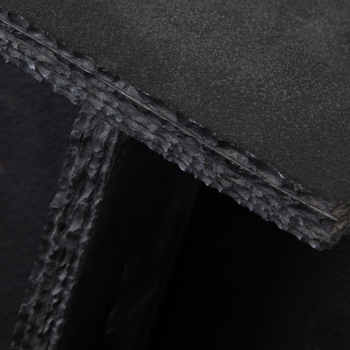 Spectre Black Slate Stone End Table - Ornate Home