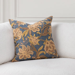 SR Anika Blue Sea 22x22 Throw Pillow (Set of 2) - Ornate Home