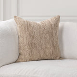 SR Jai Natural 22x22 Throw Pillow - Ornate Home