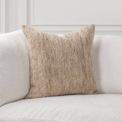 SR Jai Natural 22x22 Throw Pillow - Ornate Home