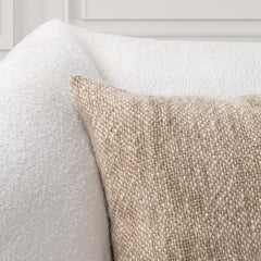 SR Jai Natural 22x22 Throw Pillow - Ornate Home