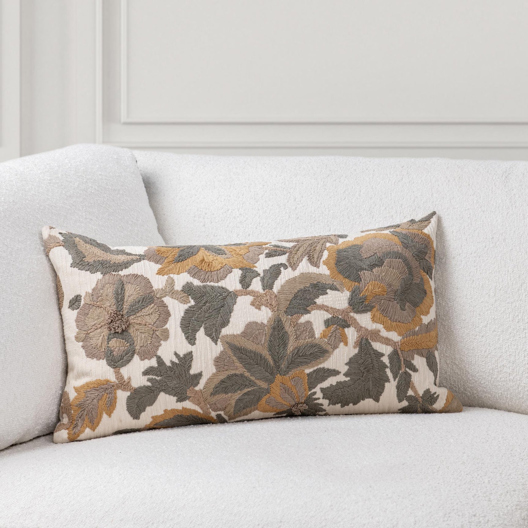 SR Jana Dry Sage Multi 14x26 Throw Pillow (Set of 2) - Ornate Home