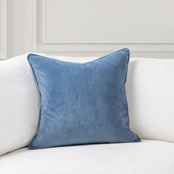SR Memoir Sea Blue 22x22 Throw Pillow (Set of 2) - Ornate Home