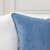 SR Memoir Sea Blue 22x22 Throw Pillow (Set of 2) - Ornate Home