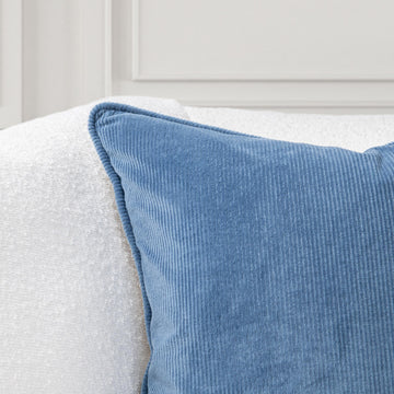 SR Memoir Sea Blue 22x22 Throw Pillow (Set of 2) - Ornate Home