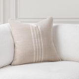 SR Newport Ivory 22x22 Throw Pillow (Set of 2) - Ornate Home