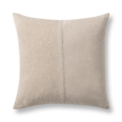 SR Nisha Natural/Ivory 22x22 Throw Pillow (Set of 2) - Ornate Home